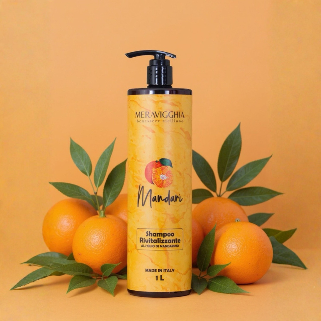 Shampoo Capelli Ricci Anti-Crespo al Mandarino