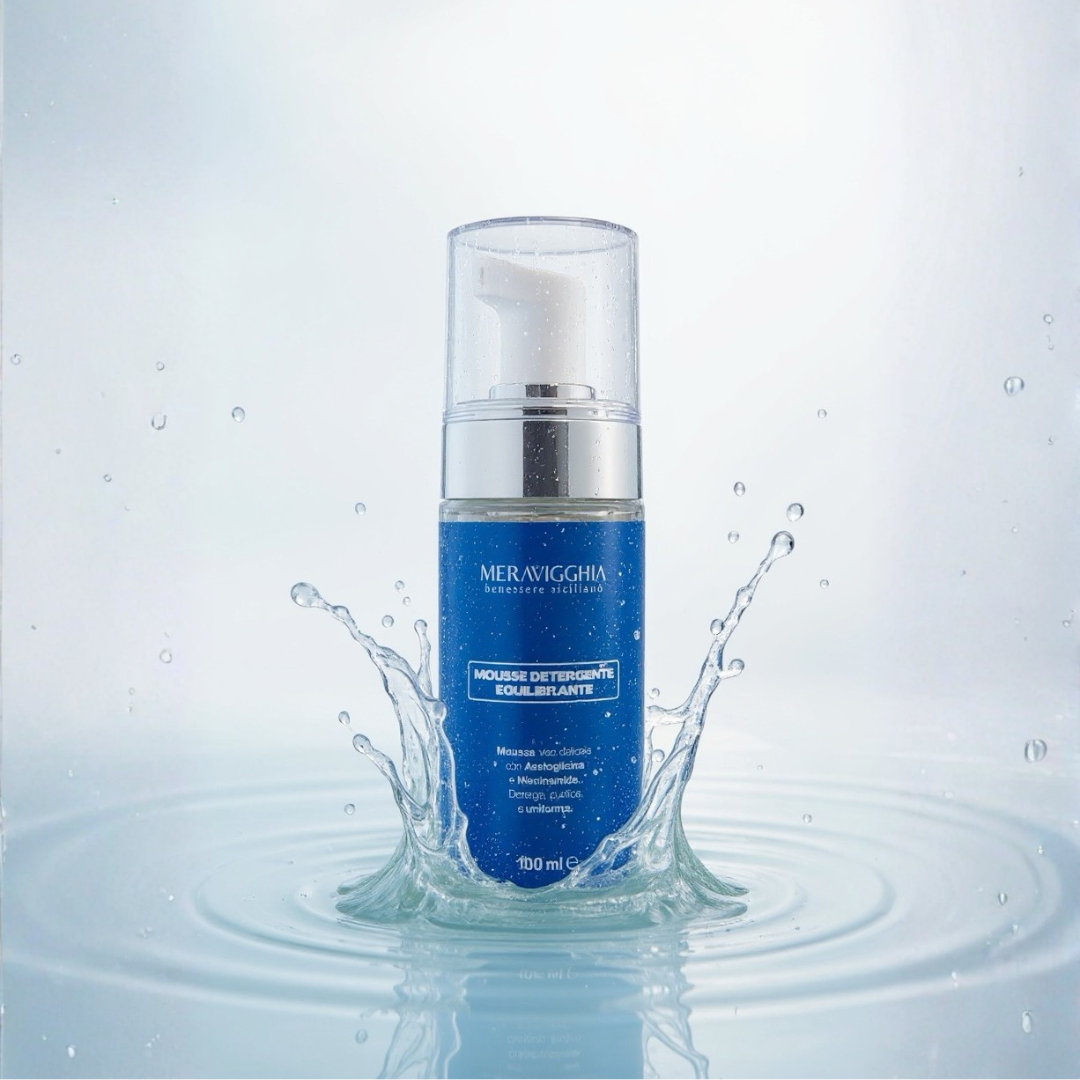 Mousse Naturale Detergente Equilibrante alla Niacinamide 100ml.