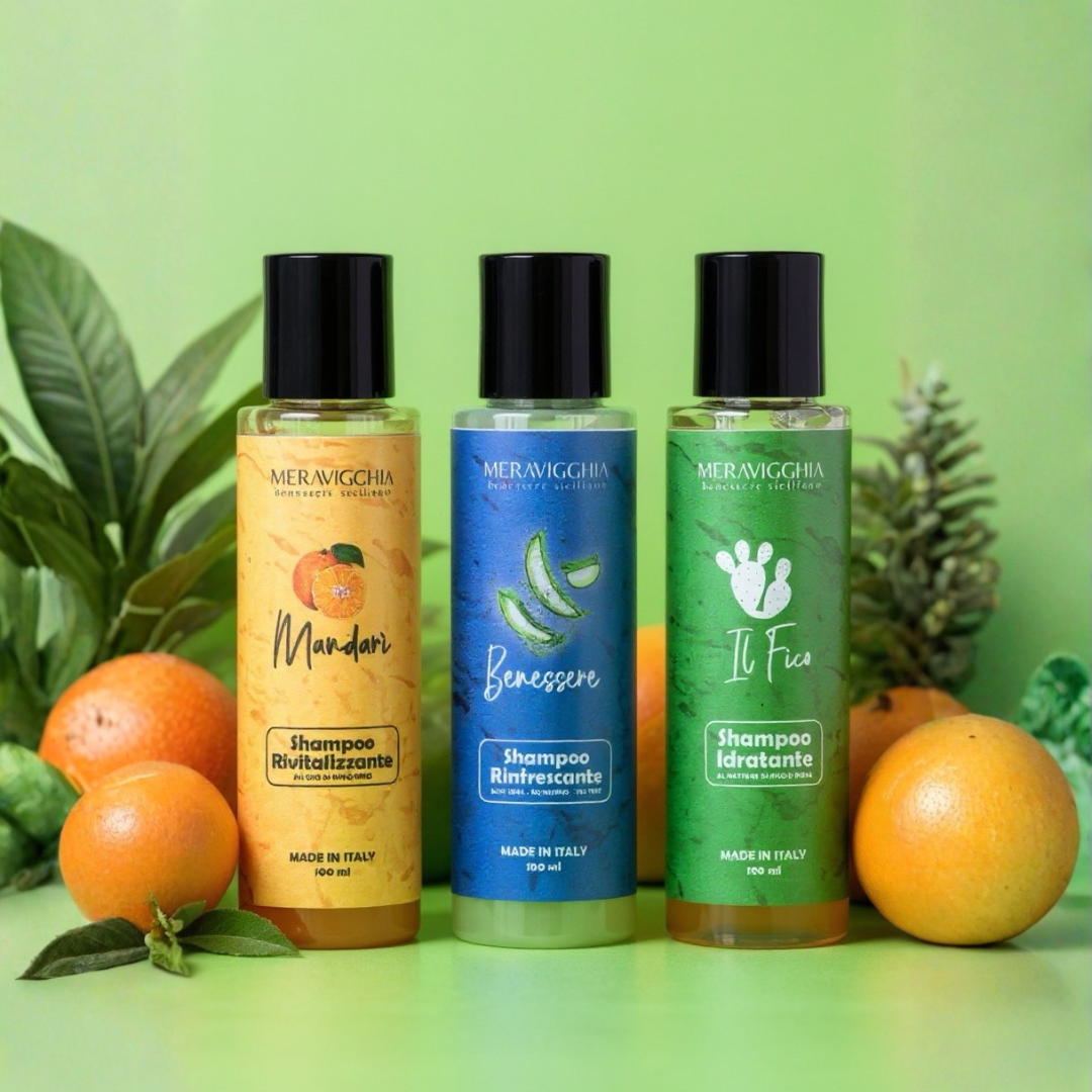 SET Shampoo Capelli Ricci + Capelli Lisci + Capelli Grassi